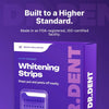 Daily Purple Teeth Brightening Strips Surface Stain Removal Oral Care For Clean Teeth