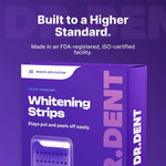 Daily Purple Teeth Brightening Strips Surface Stain Removal Oral Care For Clean Teeth